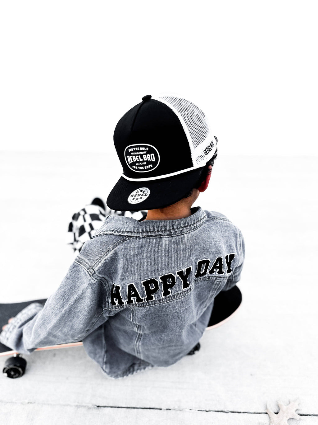 Rebel Bro Flat-Brim Snapback