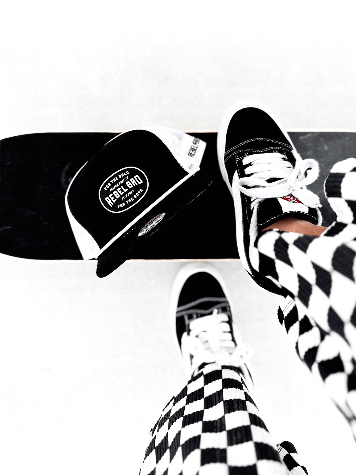 Rebel Bro Flat-Brim Snapback