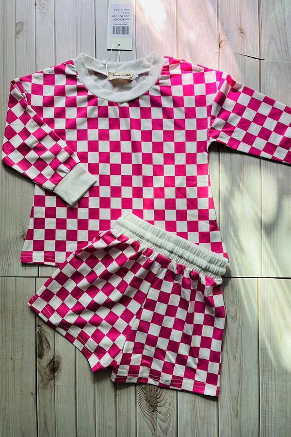 Pink Checker Set