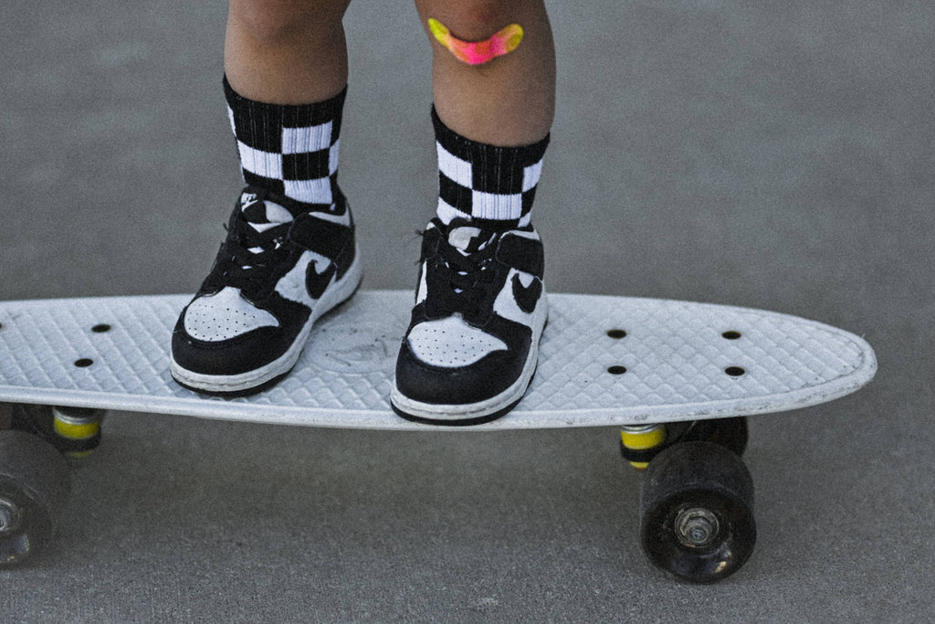 Checkered Flag Crew Socks