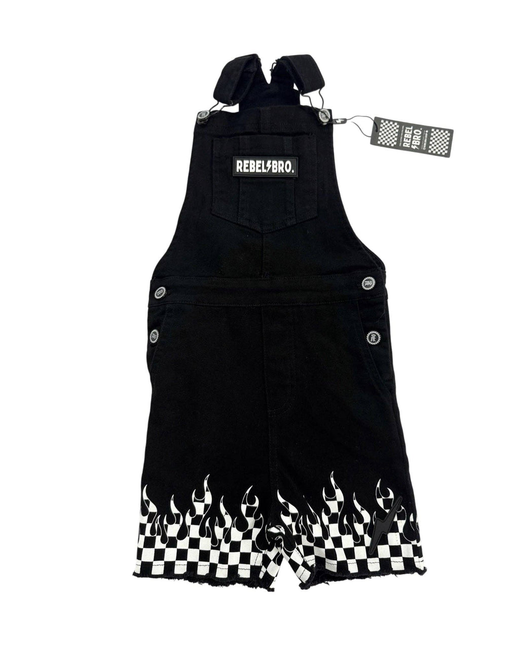 Checkered Heat Cutoff Overalls