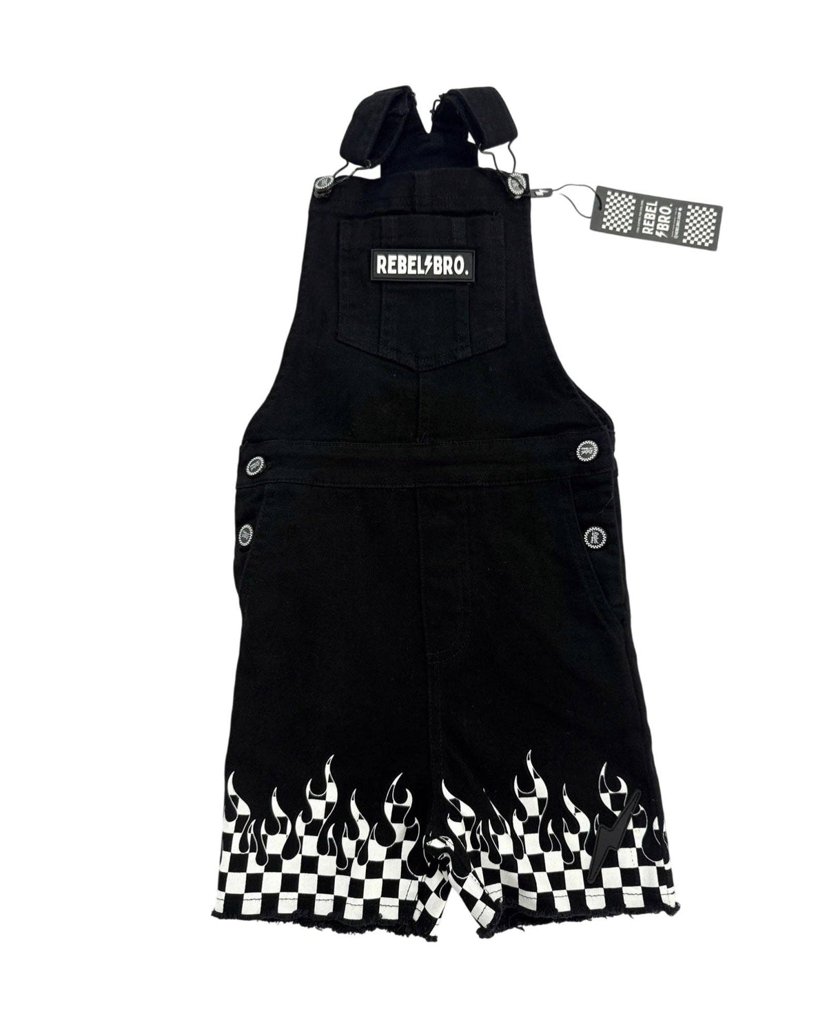 Checkered Heat Cutoff Overalls