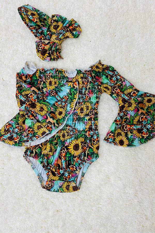Wildflower Onesie with Headband