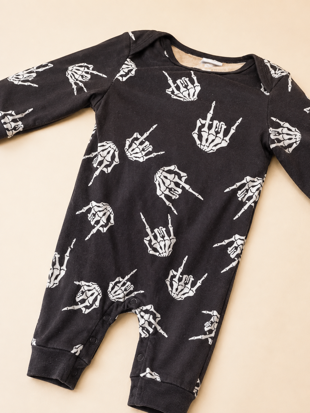 Rock On Skeleton 3-6 mo