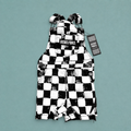 Checkered Flag Cutoff Overalls