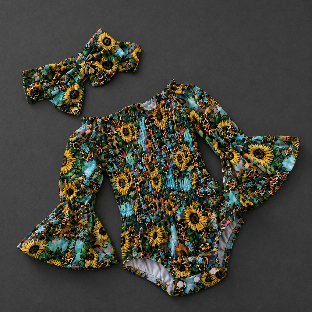 Wildflower Onesie with Headband