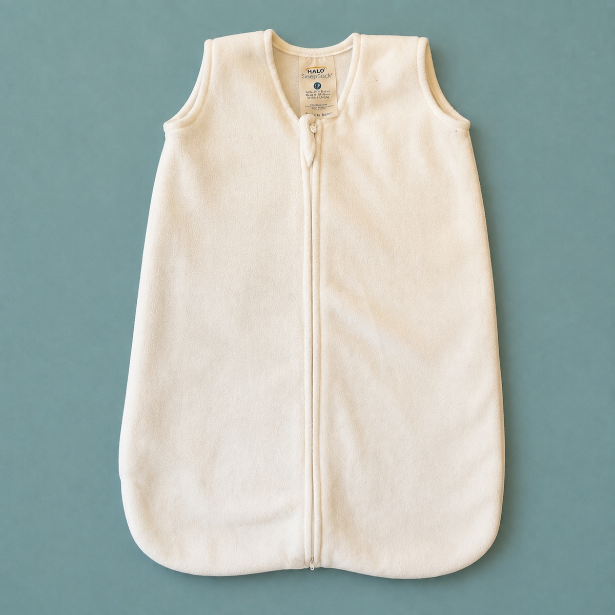 Pre-Loved Cozy White SleepSack - 0/6mo