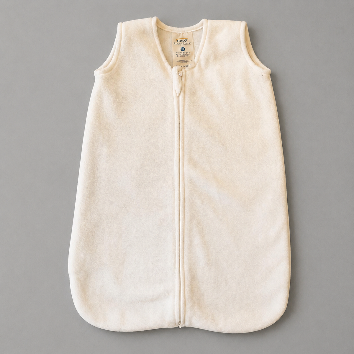 Pre-Loved Cozy White SleepSack - 0/6mo