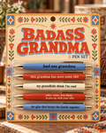 Badass Grandma Pen Set