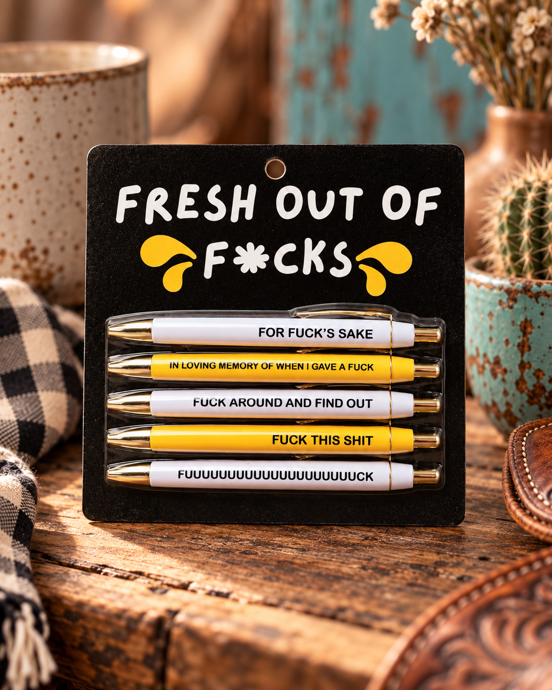 Fresh Out of Fucks Pen Set