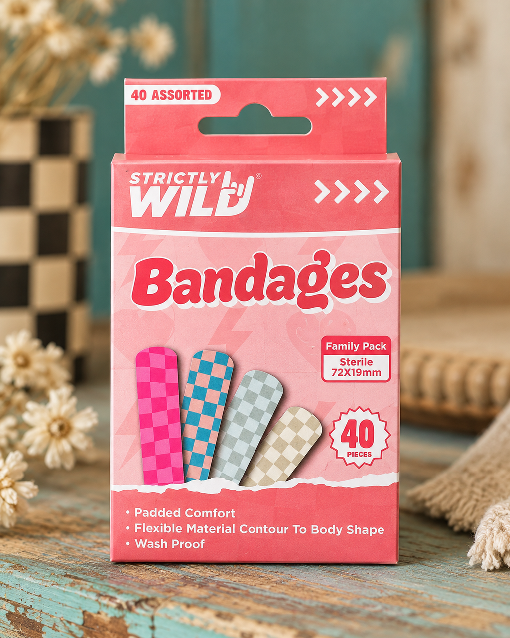 Checker Bandaids
