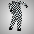 Finish Line Checkered Jogger Set