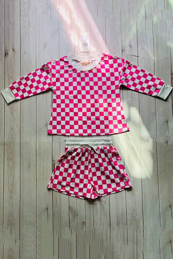 Pink Checker Set