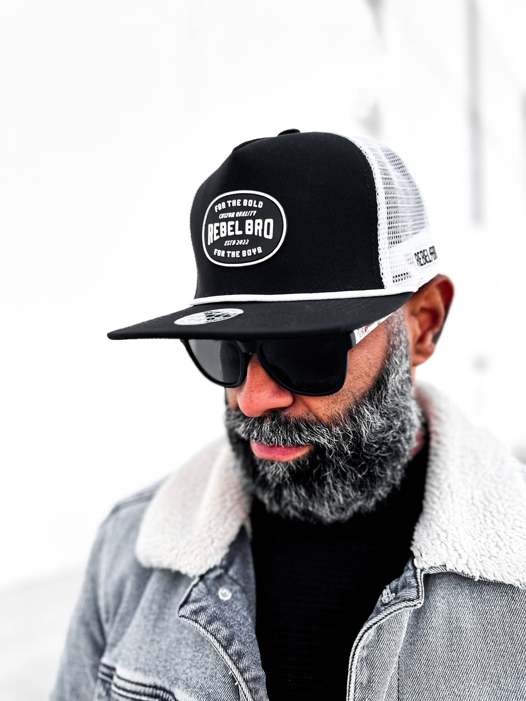 Rebel Bro Flat-Brim Snapback