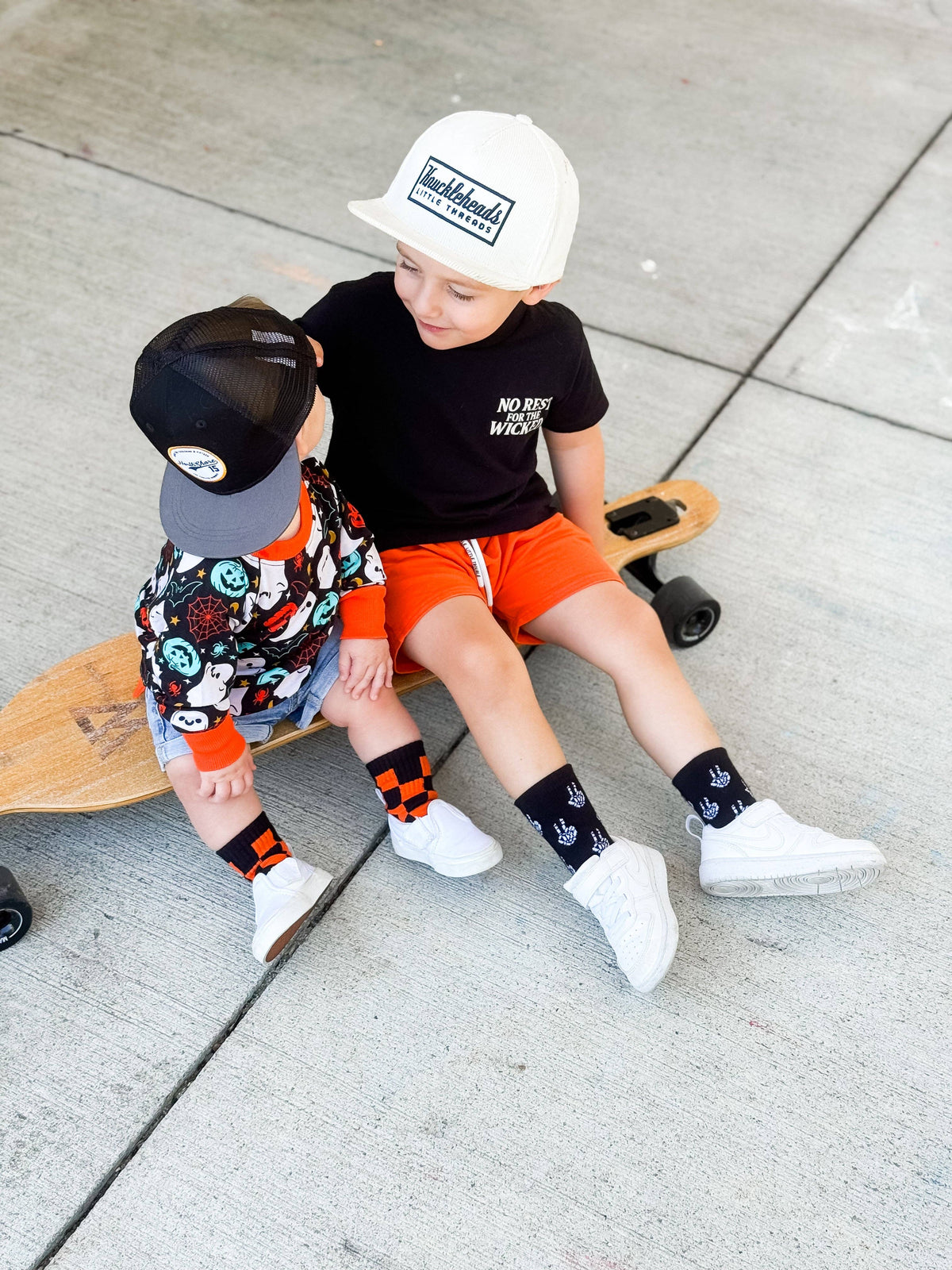 Peace & Bones Crew Socks